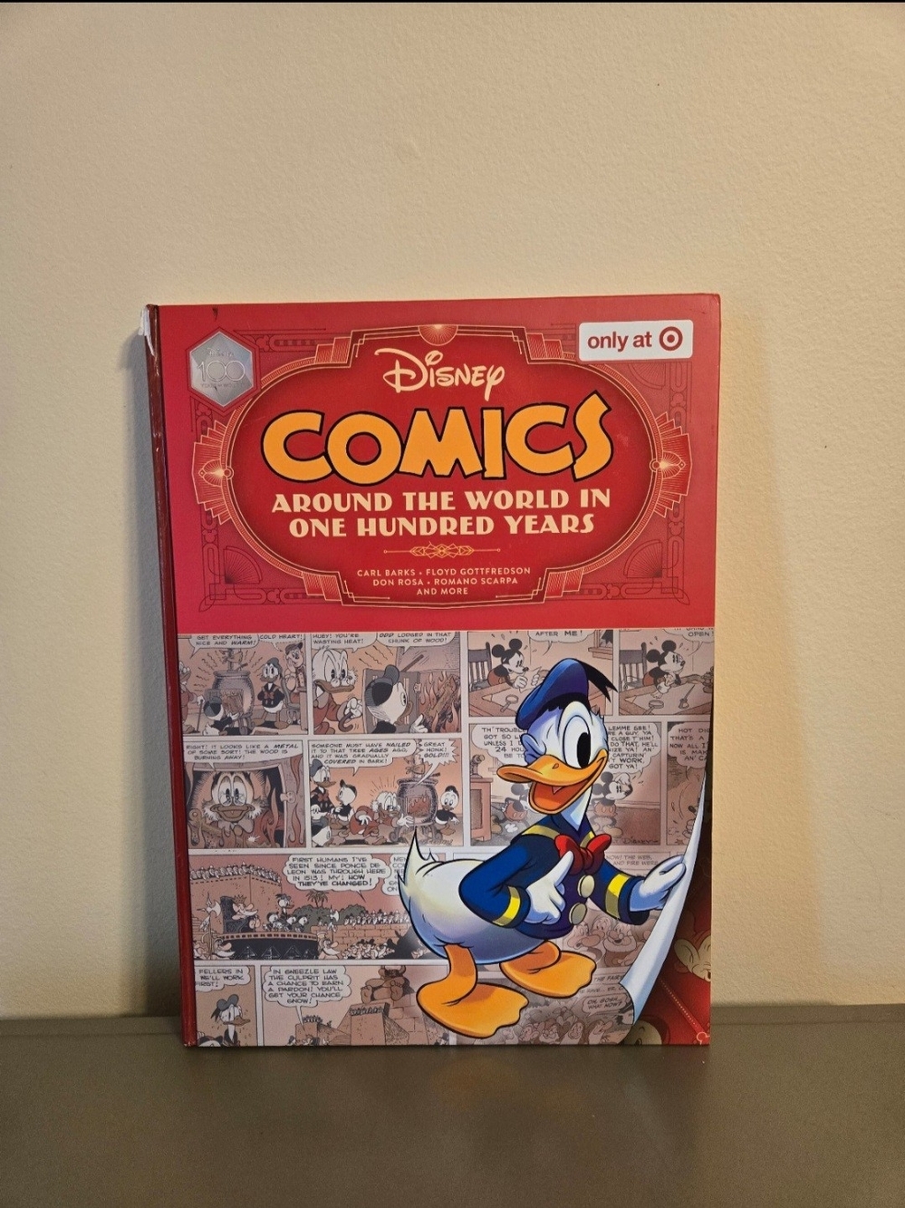Disney Comics: Around the World in One Hundred Years Hardcover Book